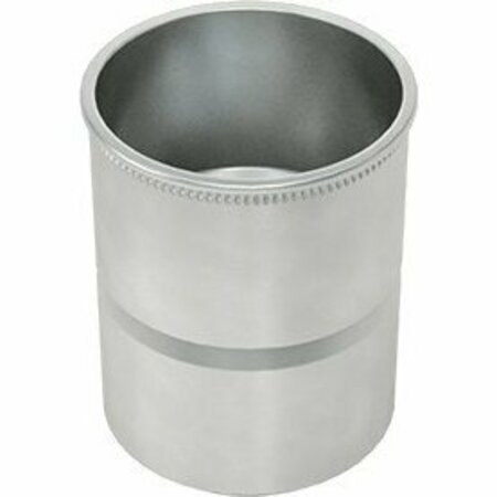 BSC PREFERRED Metric Low-Profile Rivet Nut Tin-Zinc Plated Steel M10x1.5 Internal Thread 18.5mm, 5PK 91230A025